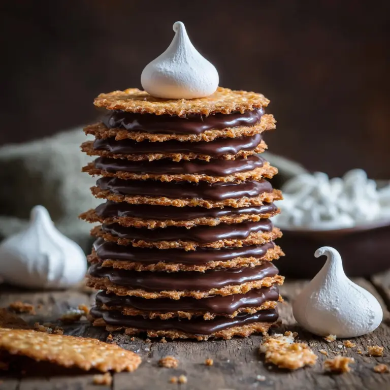 Hot Chocolate Lace Cookies Recipe