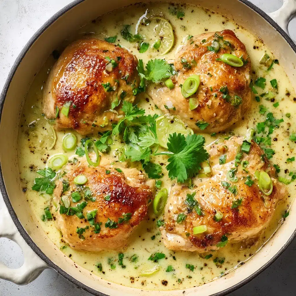 Creamy Coconut Lime Chicken Recipe