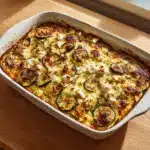 Baked Zucchini Spinach and Feta Casserole Recipe