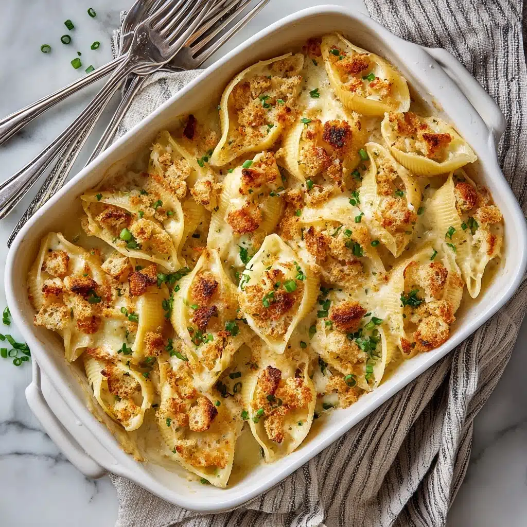 Leftover Thanksgiving Turkey Stuffed Shells Recipe - Recipe Image