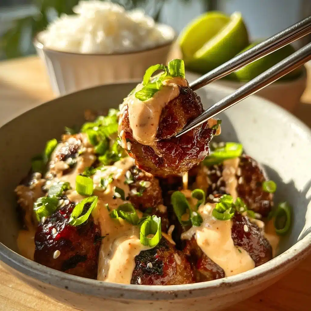 Korean BBQ Meatballs Recipe