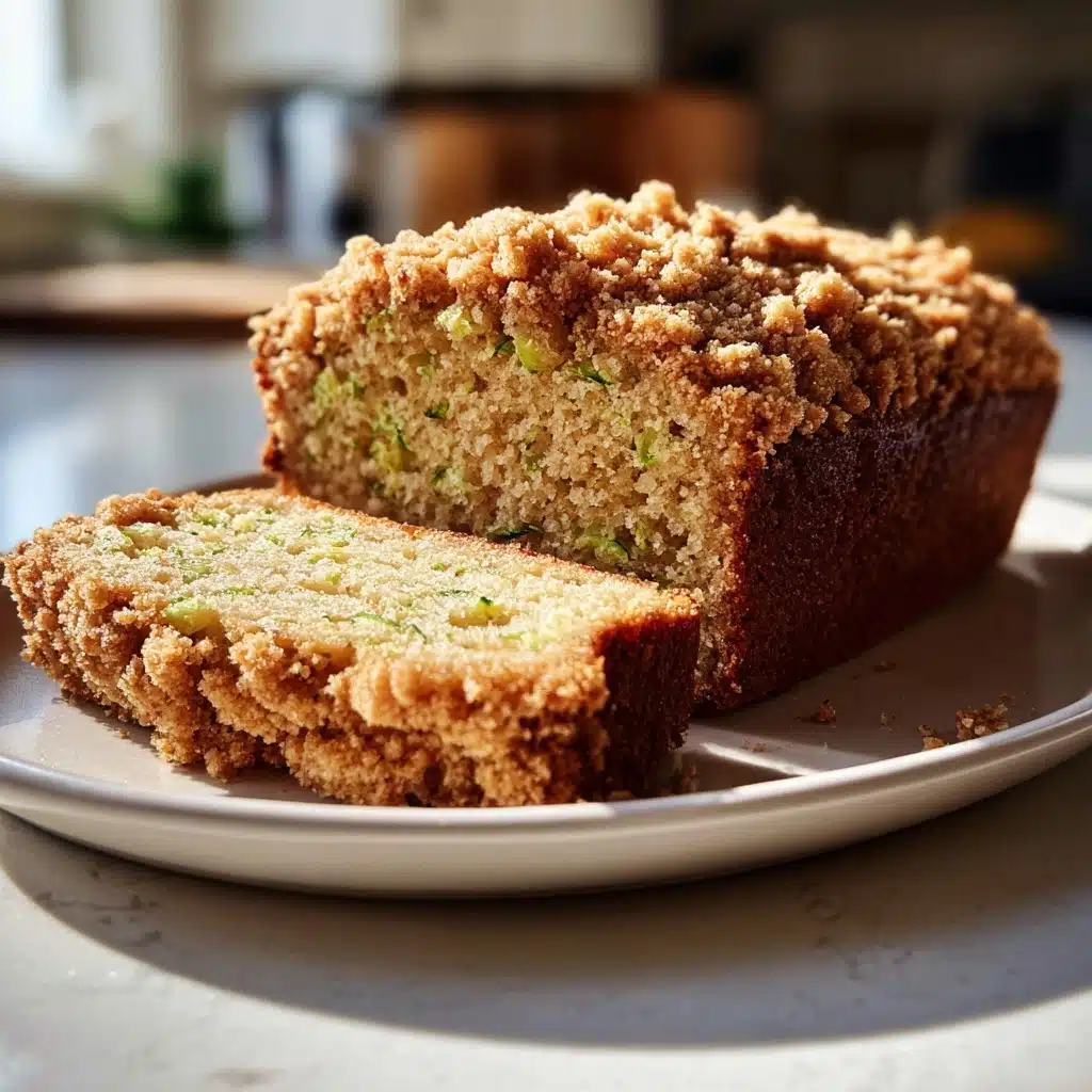 Cinnamon Streusel Topped Zucchini Bread Bakery Style Recipe - Recipe Image