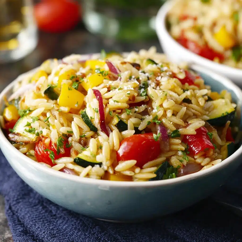 Roasted Vegetable Orzo Recipe - Recipe Image