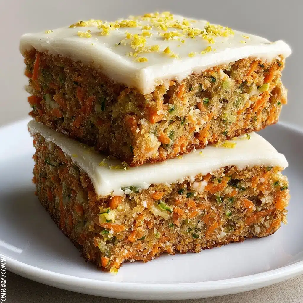 Moist Carrot Zucchini Cake with Cream Cheese Frosting Recipe - Recipe Image