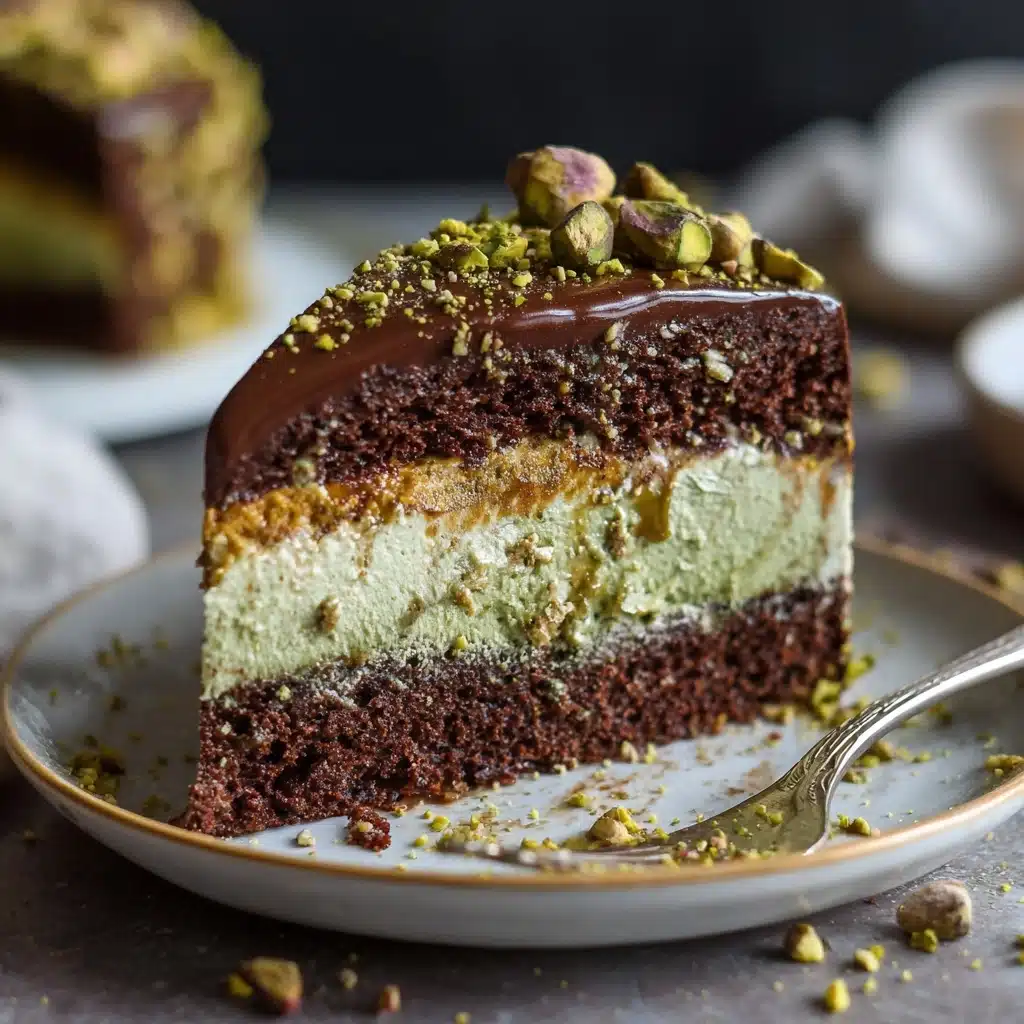 Dubai Chocolate Pistachio Cake Recipe