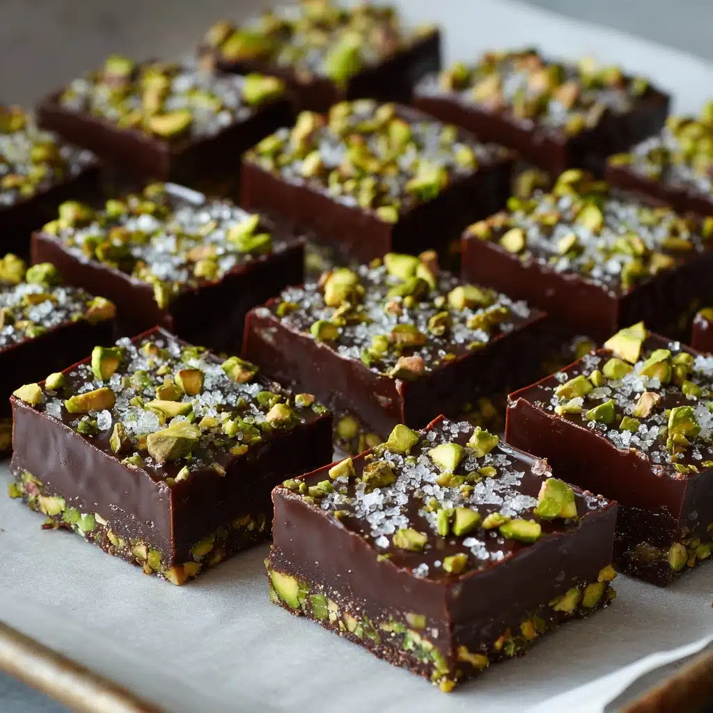 Brown Butter Dubai Pistachio Chocolate Chip Cookie Bars Recipe - Recipe Image
