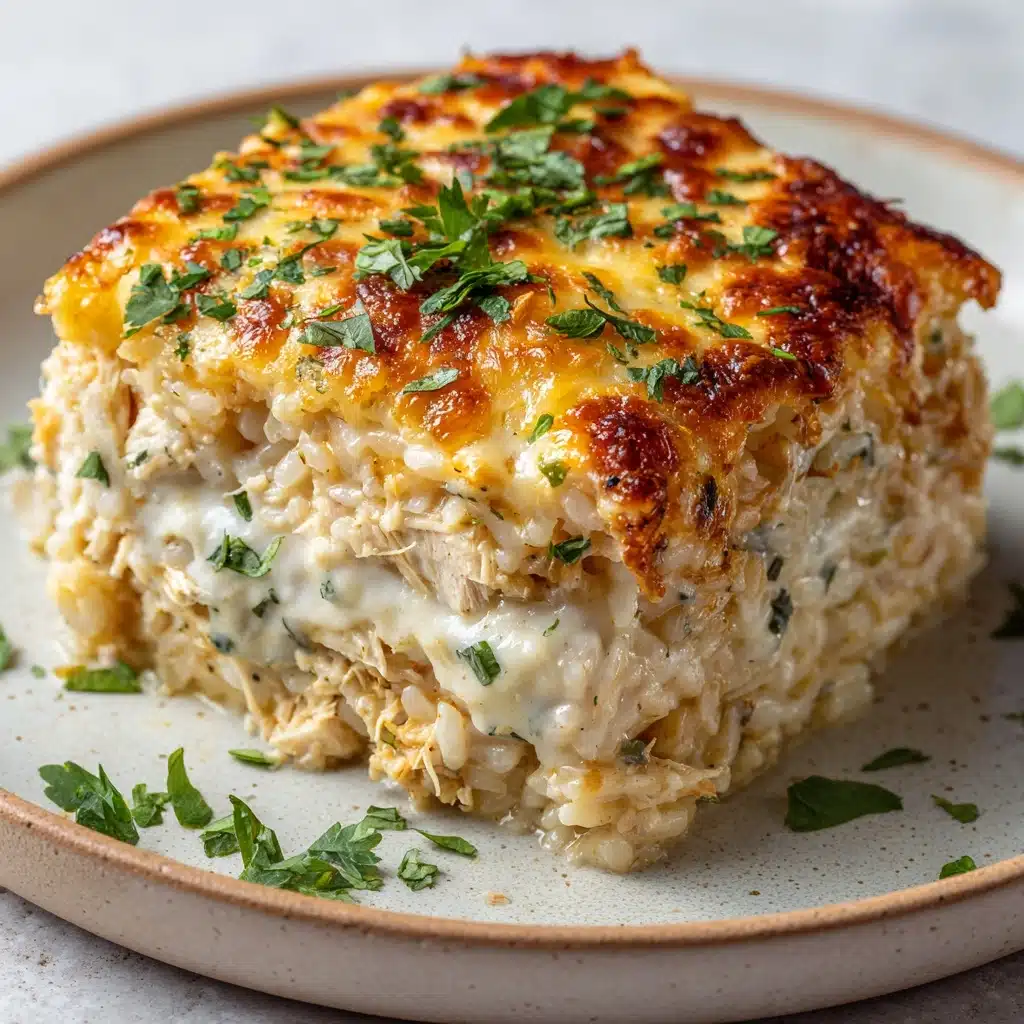 Healthy Chicken Cauliflower Rice Casserole Recipe - Recipe Image