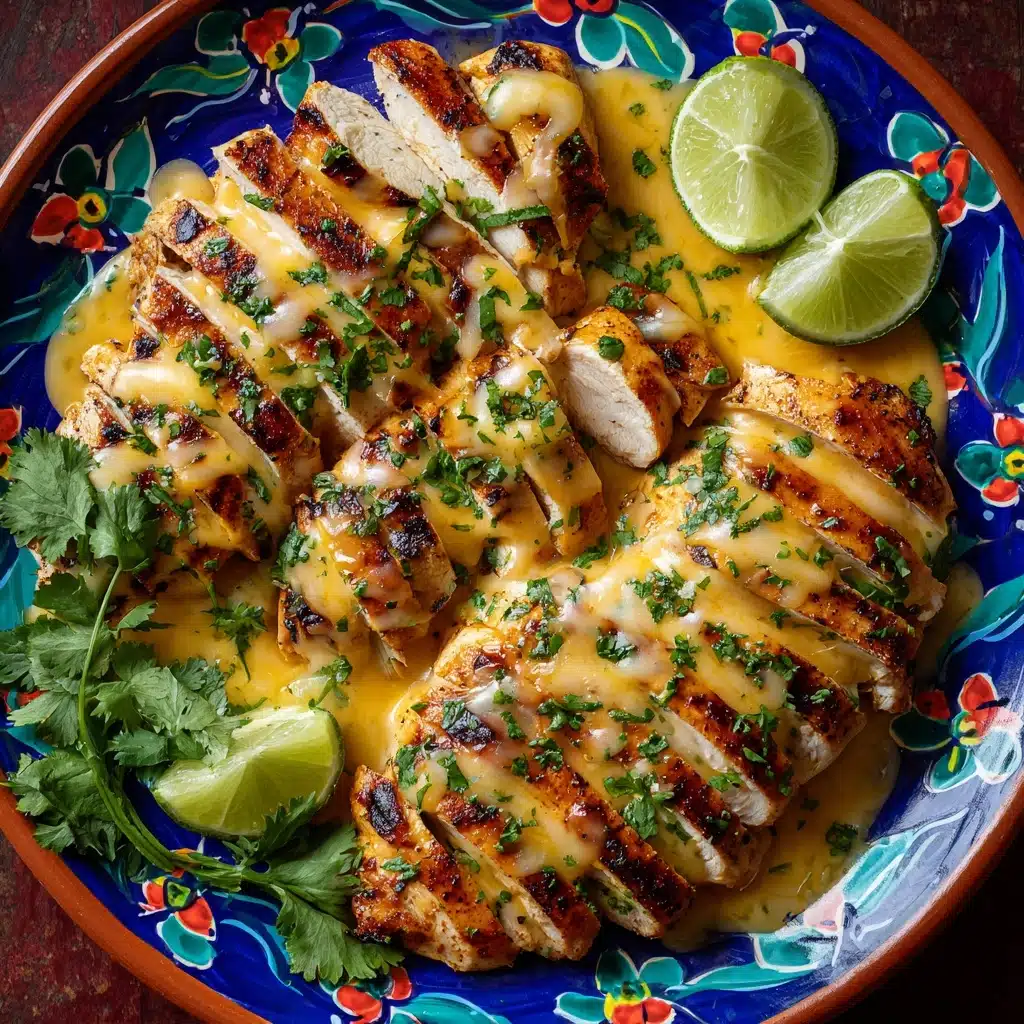 Grilled Salsa Verde Pepper Jack Chicken Recipe