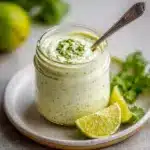 Creamy Garlic Lime Cilantro Sauce Recipe