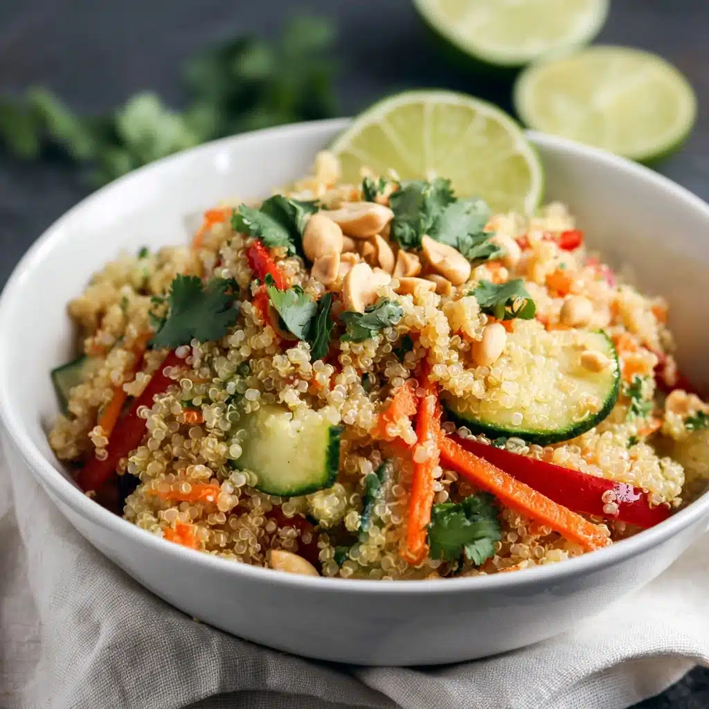 Thai Quinoa Crunch Salad: A Refreshing Healthy Delight! Recipe