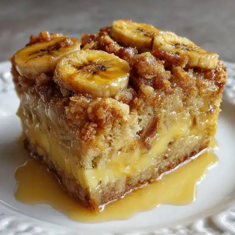 Overnight Baked Banana French Toast Casserole Recipe