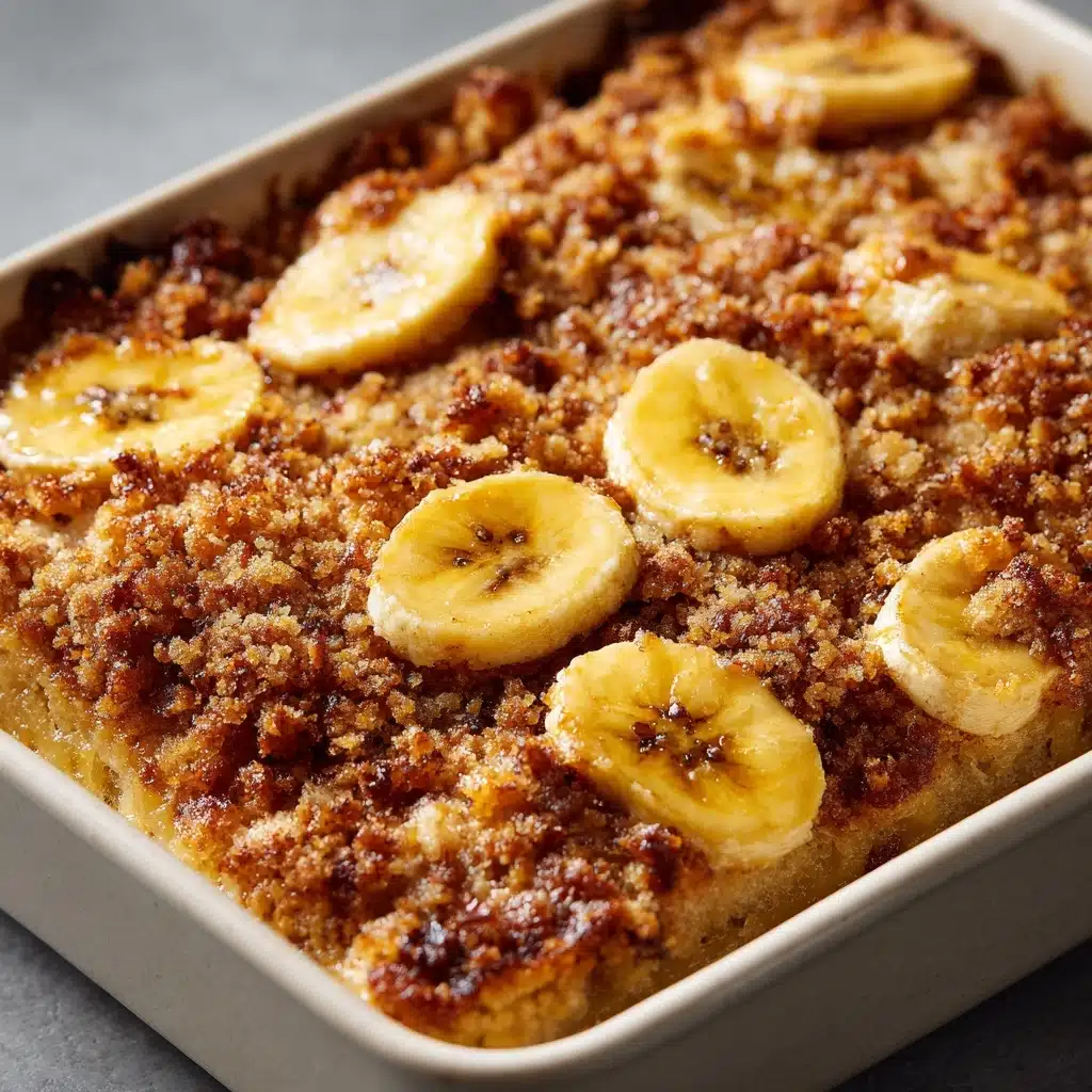 Overnight Baked Banana French Toast Casserole Recipe - Recipe Image