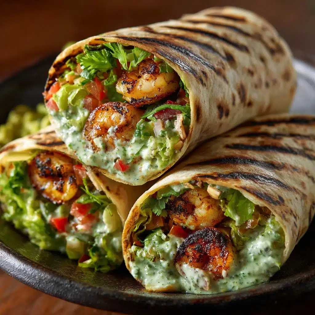 Grilled Shrimp Caesar Wraps Recipe - Recipe Image