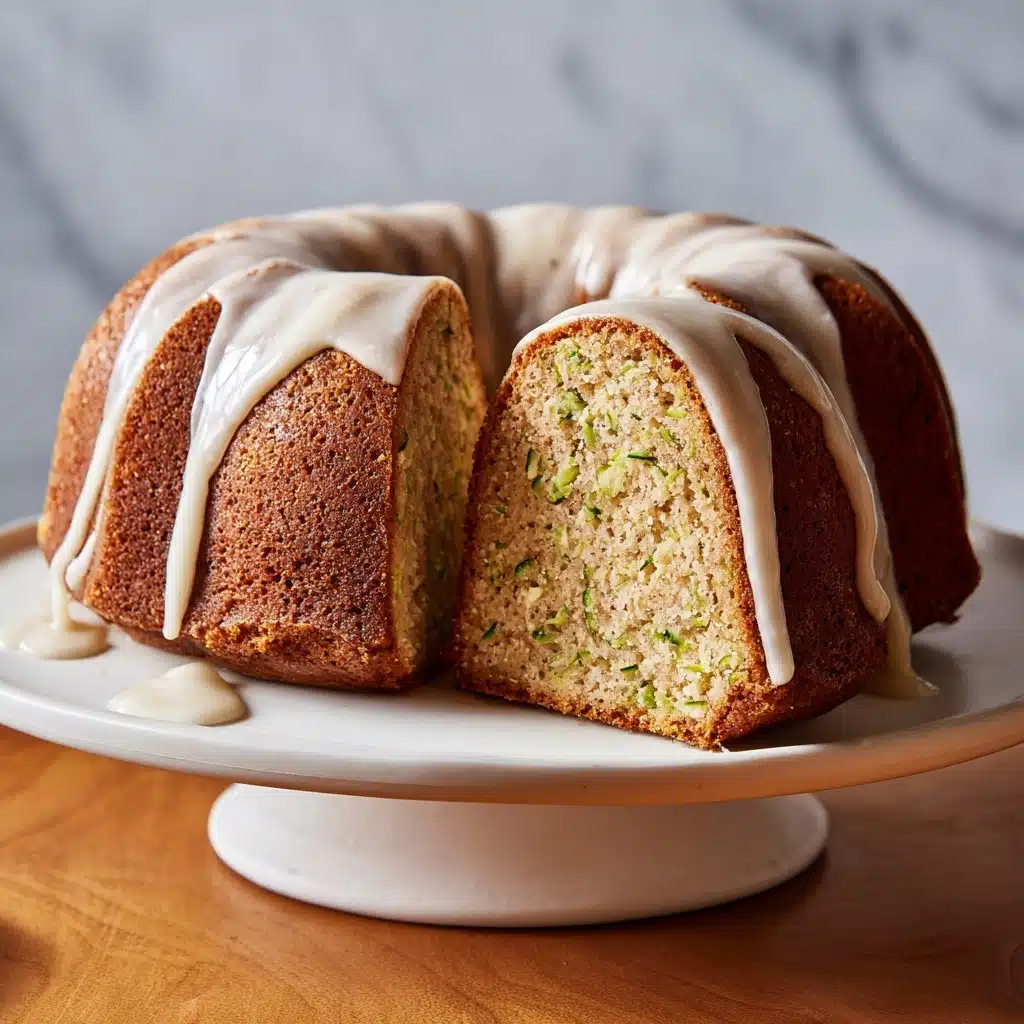 Pineapple Zucchini Bundt Cake with Pineapple Glaze Recipe - Recipe Image