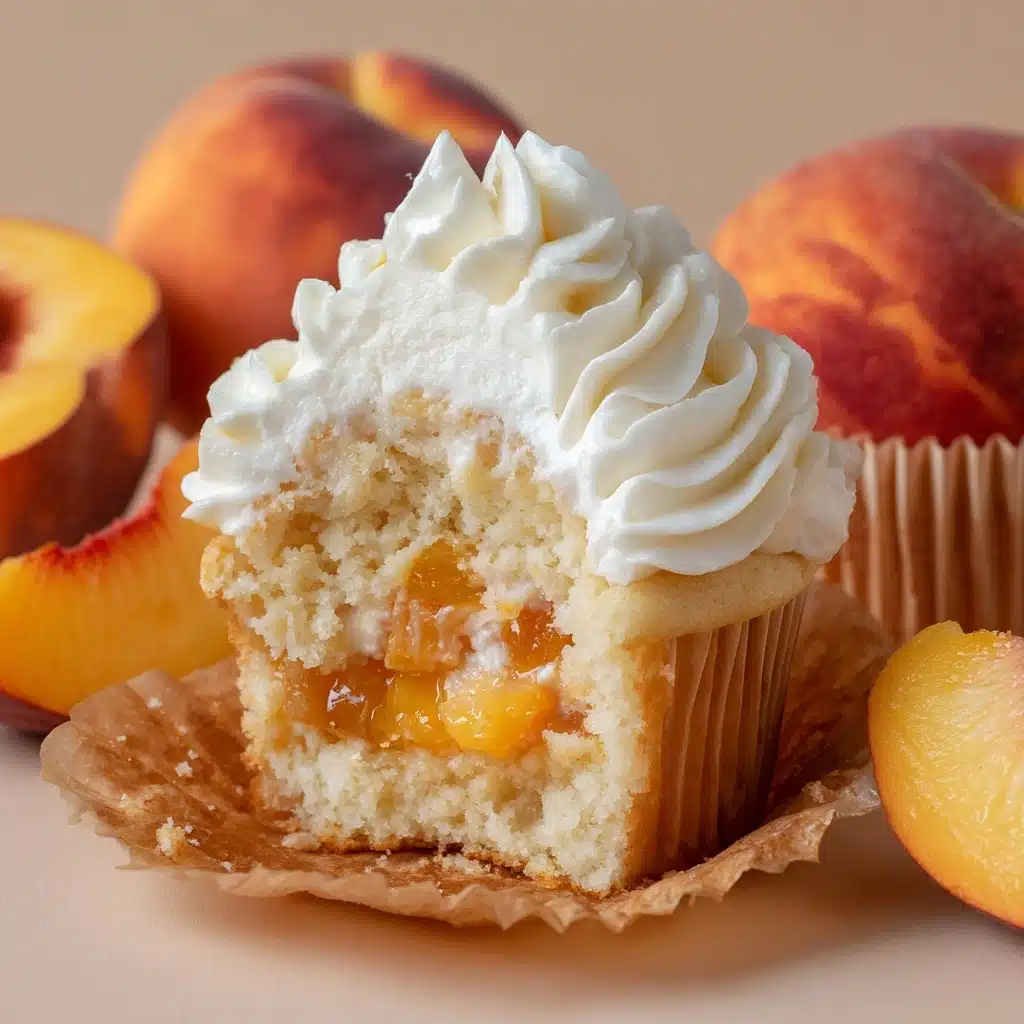 Peach Cupcake Recipe - Recipe Image