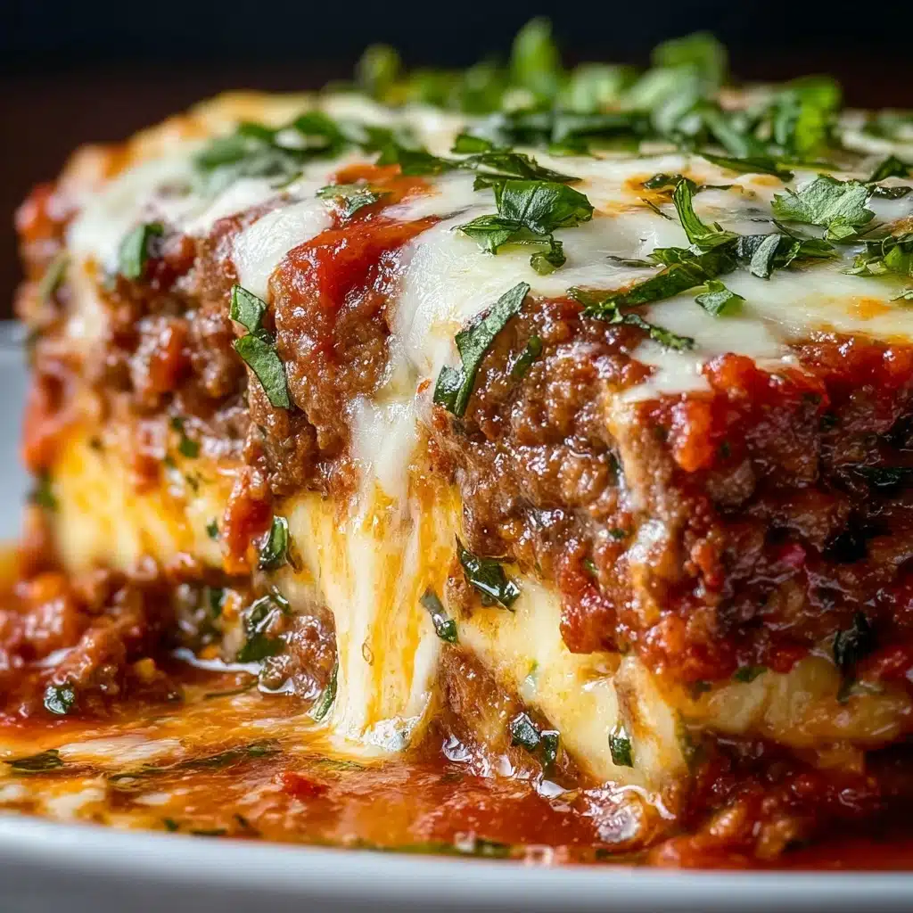 Stuffed Italian Meatloaf Recipe - Recipe Image