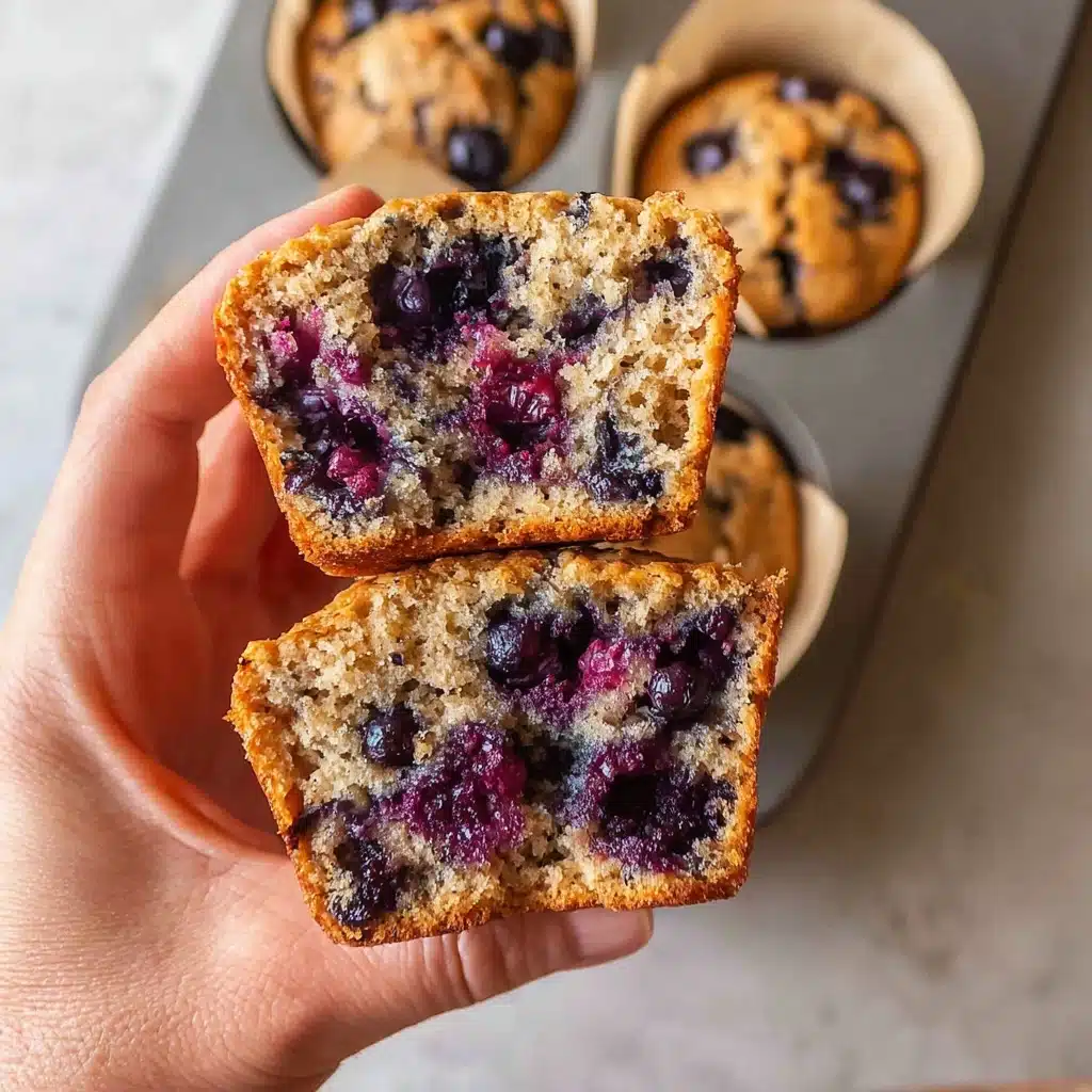 Cottage Cheese Blueberry Muffins Recipe