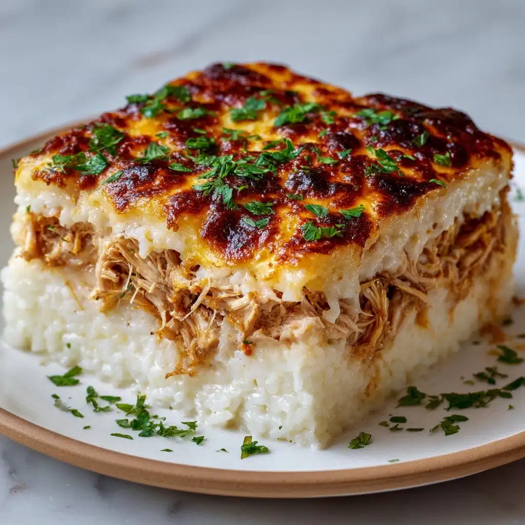 Healthy Chicken Cauliflower Rice Casserole Recipe