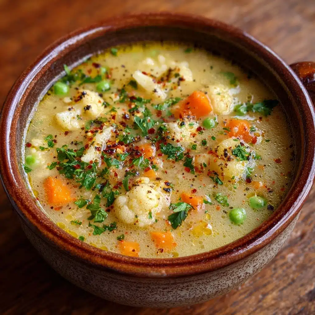 Mediterranean-Style Cauliflower Soup Recipe