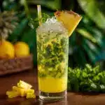 Refreshing Pineapple Coconut Mojito Mocktail Recipe