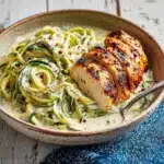 Zucchini Noodle Chicken Alfredo Recipe
