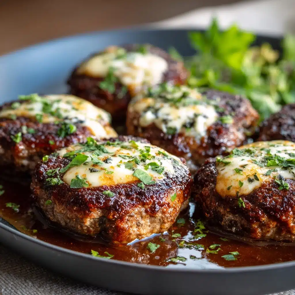 Garlic Parmesan Chicken Meatloaves Recipe - Recipe Image