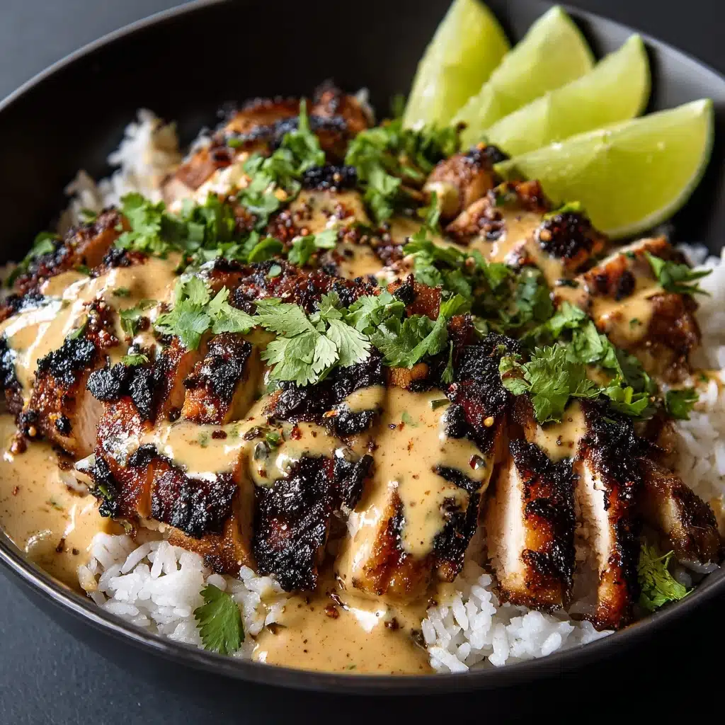 Sweet Chili Chicken Bowl with Coconut Lime Drizzle Recipe - Recipe Image
