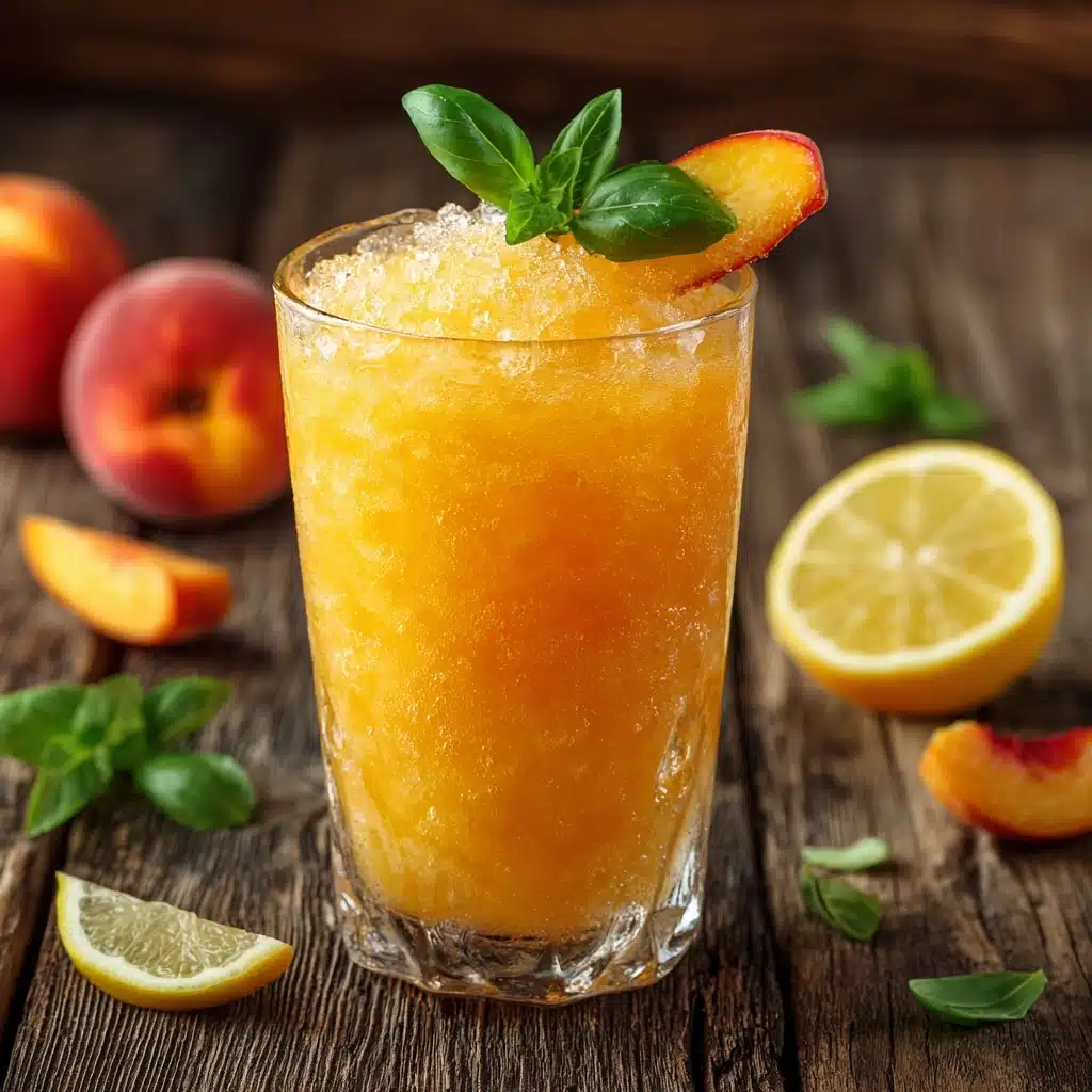 Frozen Peach Lemonade Recipe – The Ultimate Summer Slushie Recipe