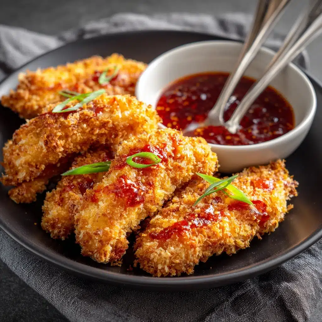 Crispy Coconut Chicken Tenders Recipe - Recipe Image