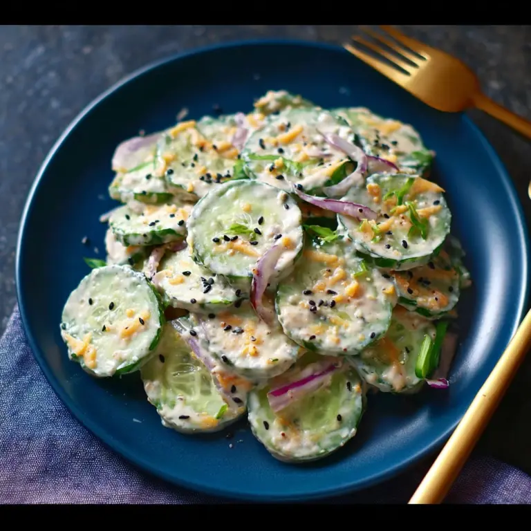 Jalapeno Popper Cucumber Salad Recipe