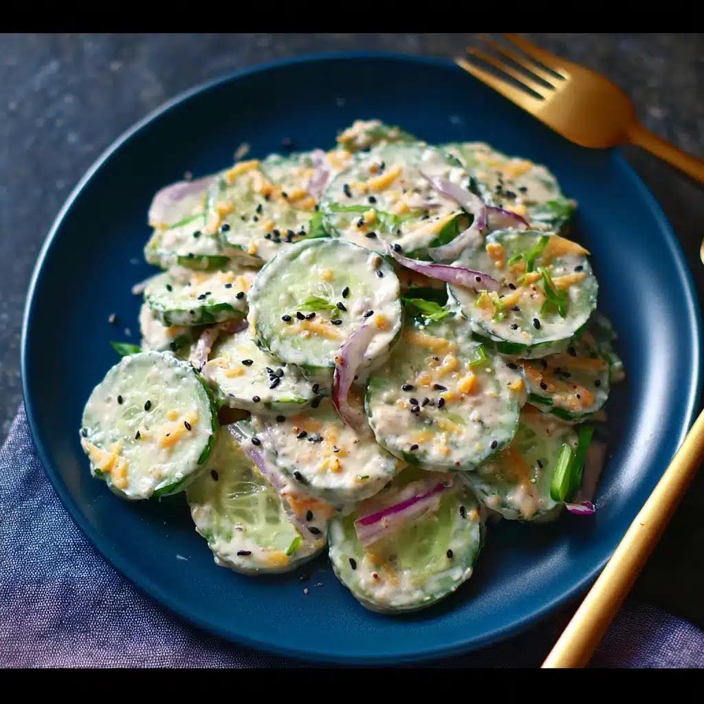 Jalapeno Popper Cucumber Salad Recipe - Recipe Image