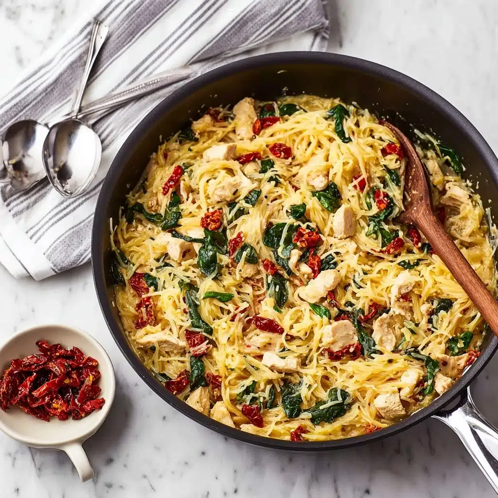 Tuscan Chicken and Spaghetti Squash Recipe
