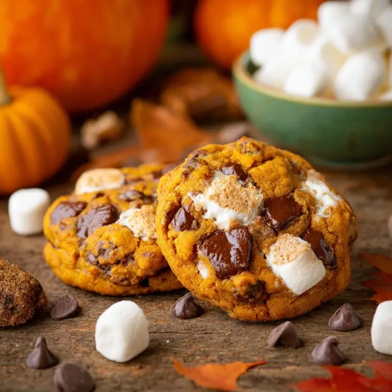 Pumpkin S'mores Cookies Recipe