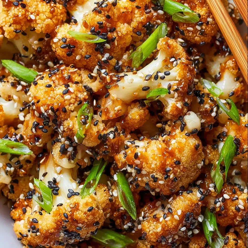 Sweet and Spicy Baked Cauliflower Recipe