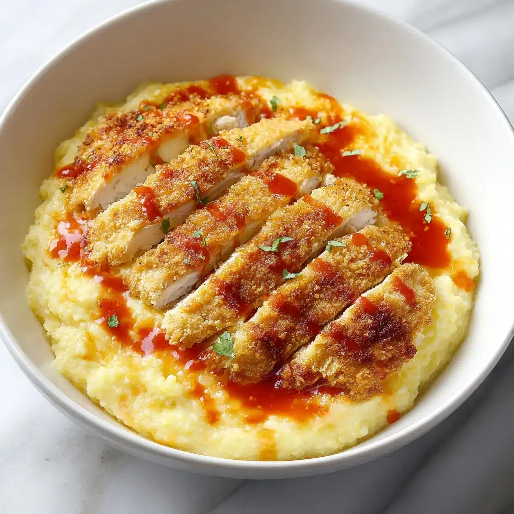 Cajun Chicken and Cheesy Grits Recipe - Recipe Image