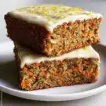 Moist Carrot Zucchini Cake with Cream Cheese Frosting Recipe