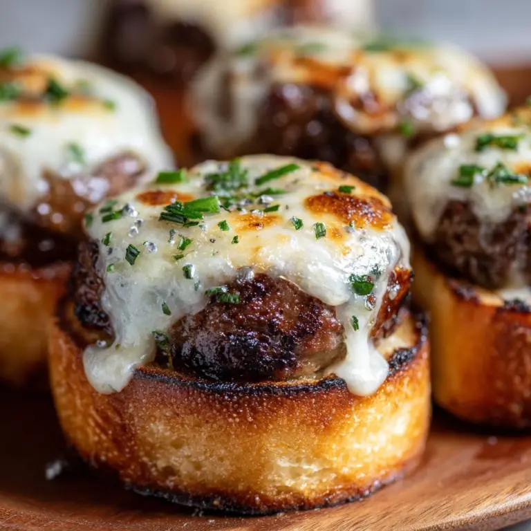 Garlic Parmesan Cheeseburger Bombs Recipe