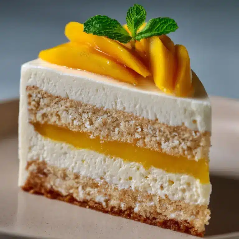 Mango Mousse Cake Recipe