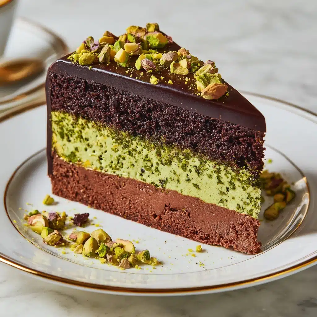 Dubai Chocolate Pistachio Cake Recipe - Recipe Image