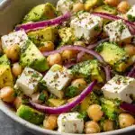 Chickpea Feta Avocado Salad Recipe