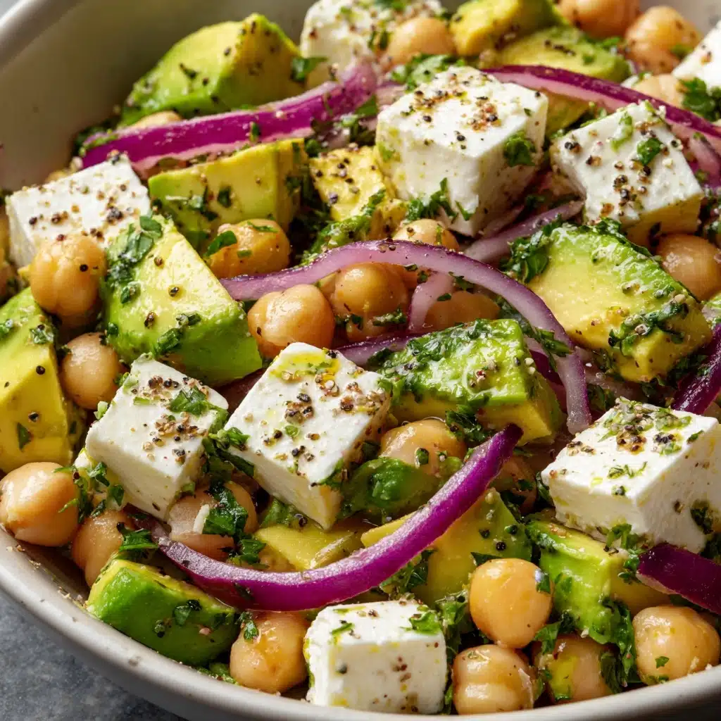 Chickpea Feta Avocado Salad Recipe