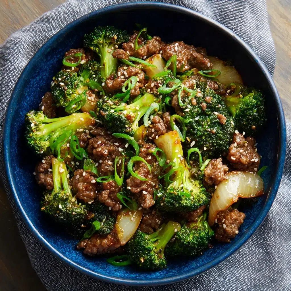 Keto Hamburger Broccoli Skillet is a quick, tasty meal Recipe - Recipe Image
