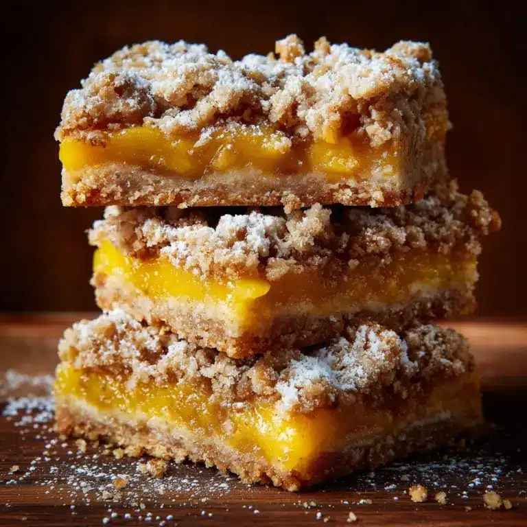 Heavenly Summer Peach Bars Recipe
