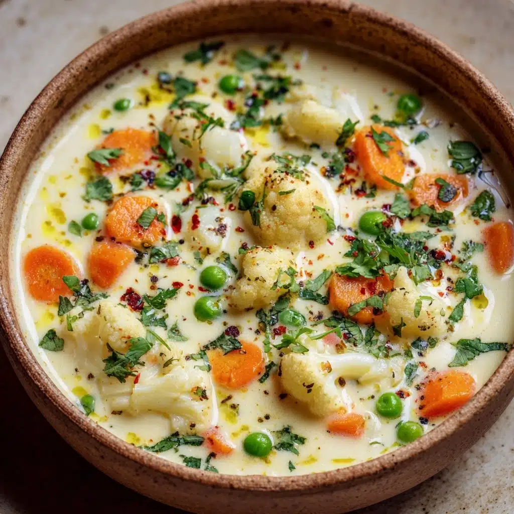 Mediterranean-Style Cauliflower Soup Recipe - Recipe Image