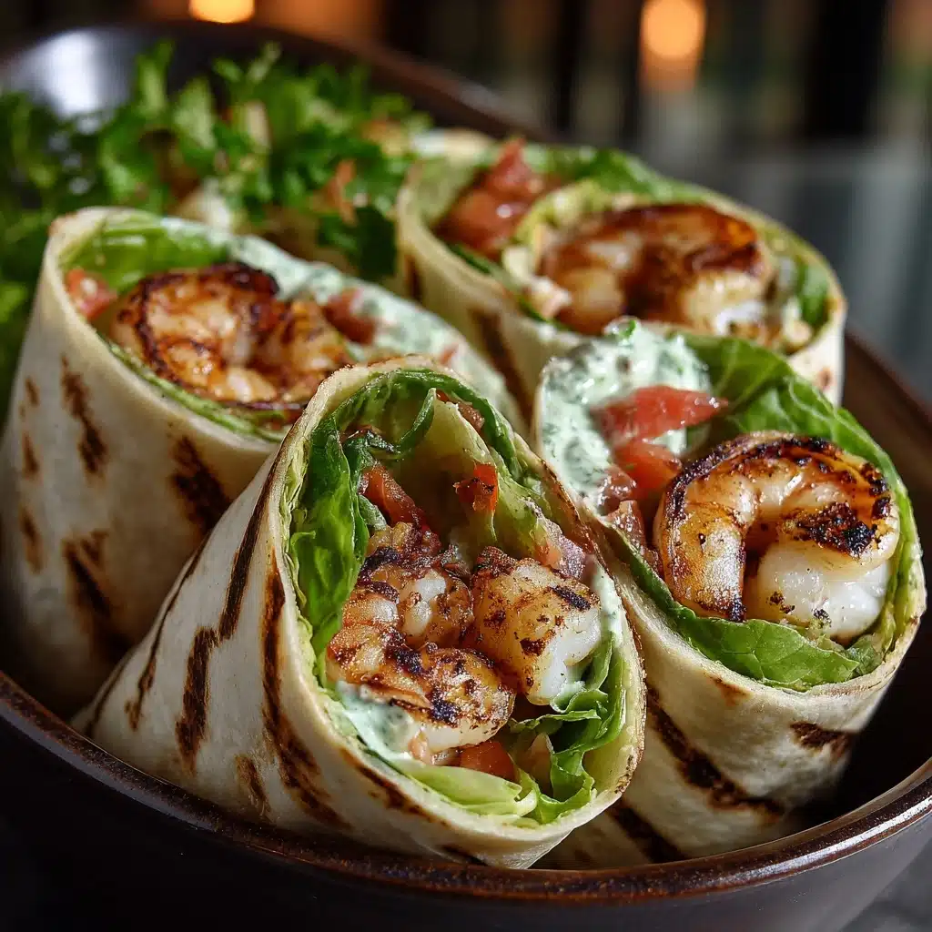 Grilled Shrimp Caesar Wraps Recipe