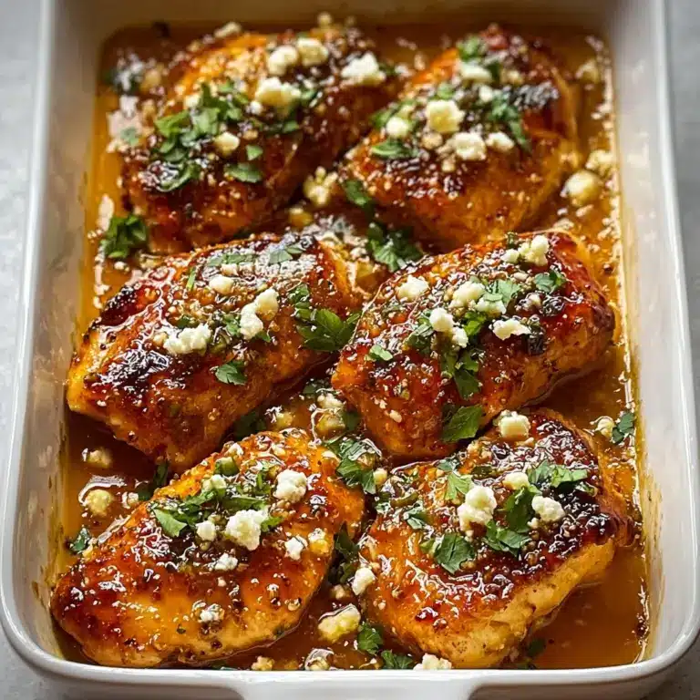 Hot Honey Feta Chicken Dish Recipe