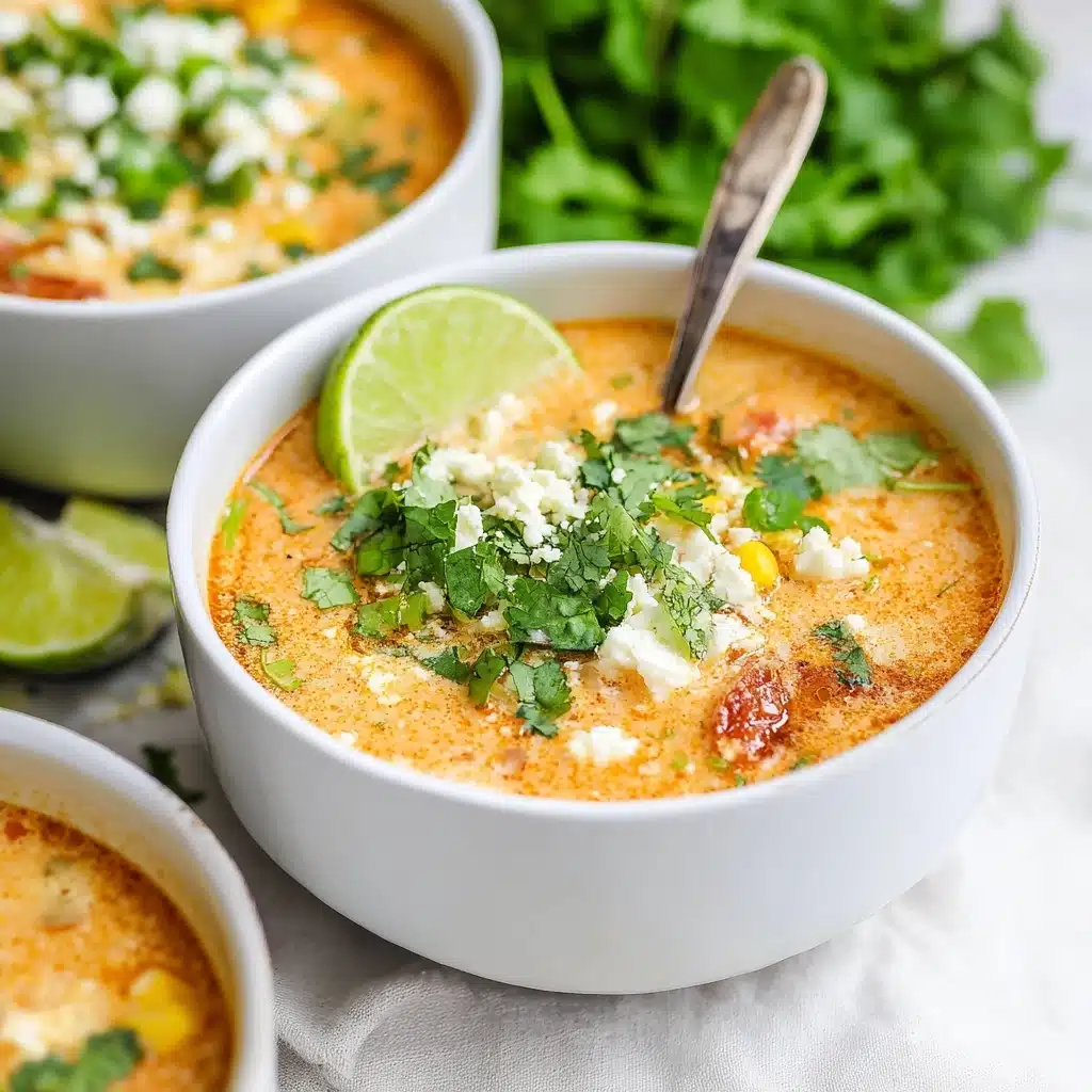 Slow Cooker Mexican Street Corn Soup Recipe - Recipe Image
