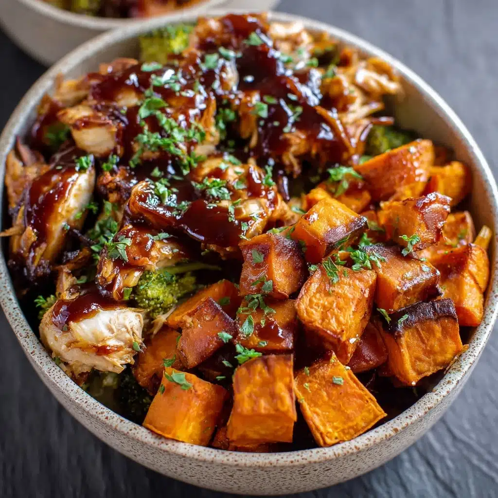 BBQ Chicken Sweet Potato Bowl Recipe - Recipe Image