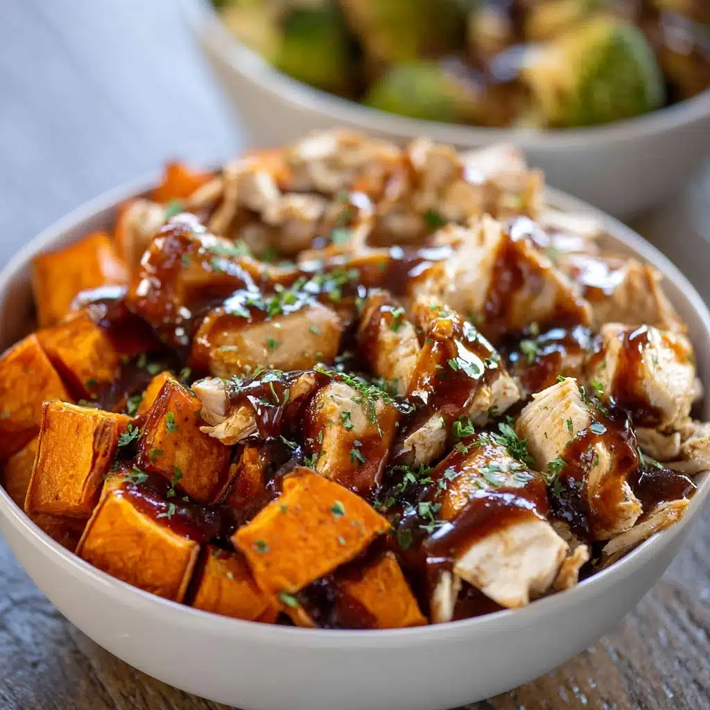 BBQ Chicken Sweet Potato Bowl Recipe - Recipe Image