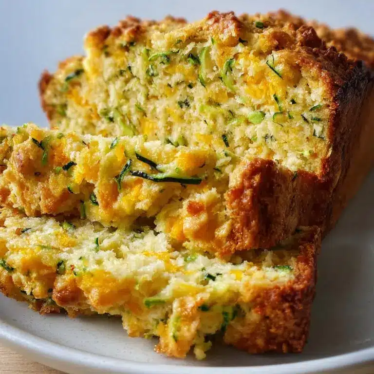 Savory Cheddar Zucchini Bread Recipe